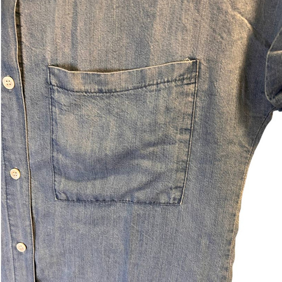 Zilcremo, Chambay Blue Shirt Dress, Mini, Soft Cotton, M - Picture 8 of 16